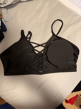 Black Strappy bikini top